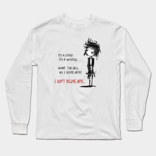 I'm Weirdo (Radiohead) Long Sleeve T-Shirt